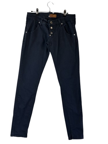 Please denim dark navy button - dark,